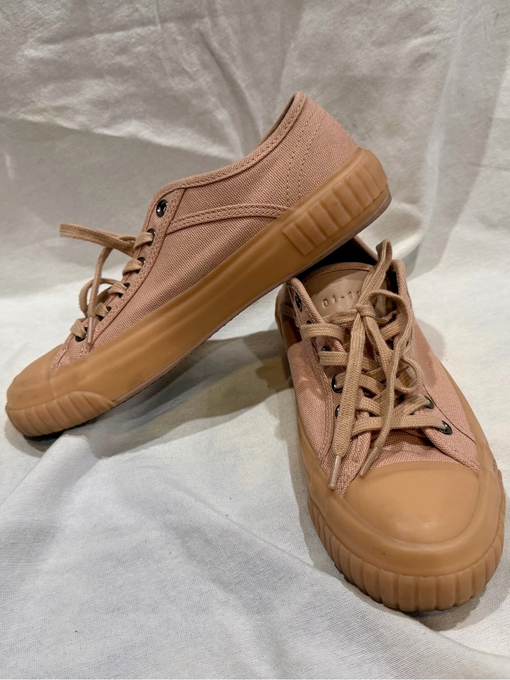 AllSaints Monochrome Pink Platform Sneakers Women’s Size 8